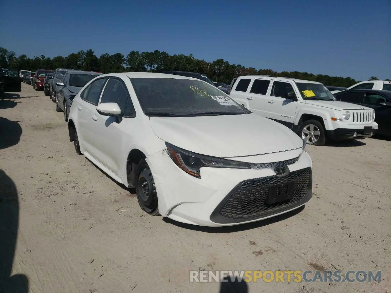 1 fotografías del automóvil dañado JTDEPRAE5LJ037950 TOYOTA COROLLA 2020