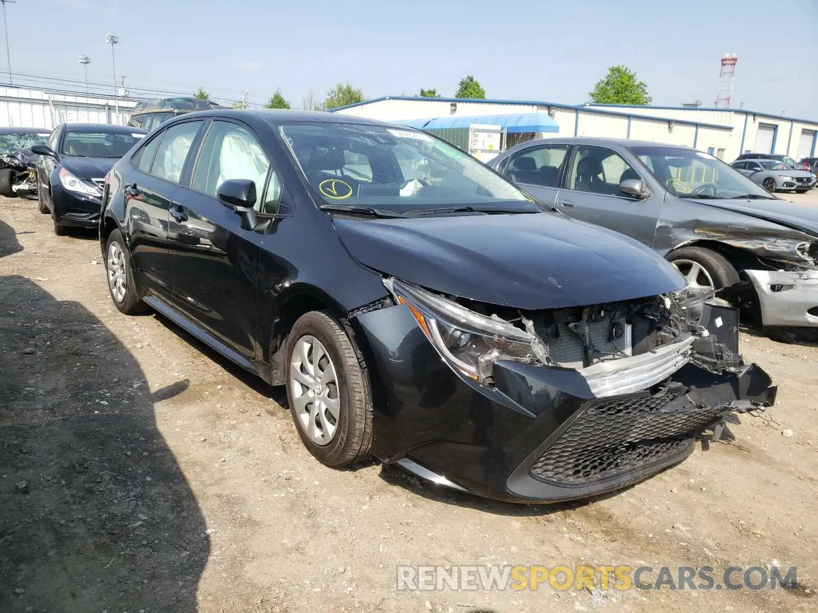 1 fotografías del automóvil dañado JTDEPRAE5LJ041061 TOYOTA COROLLA 2020