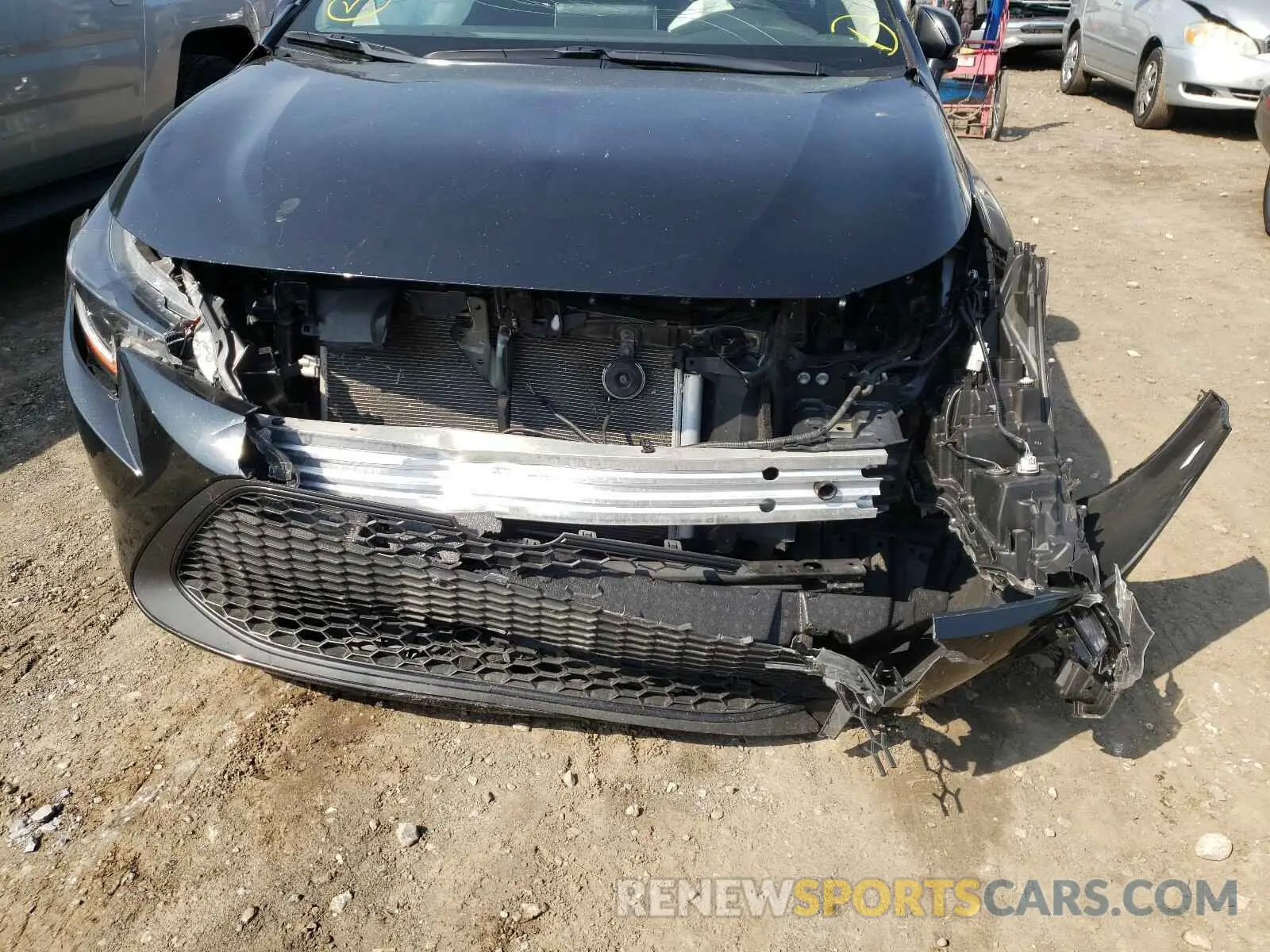 9 fotografías del automóvil dañado JTDEPRAE5LJ041061 TOYOTA COROLLA 2020