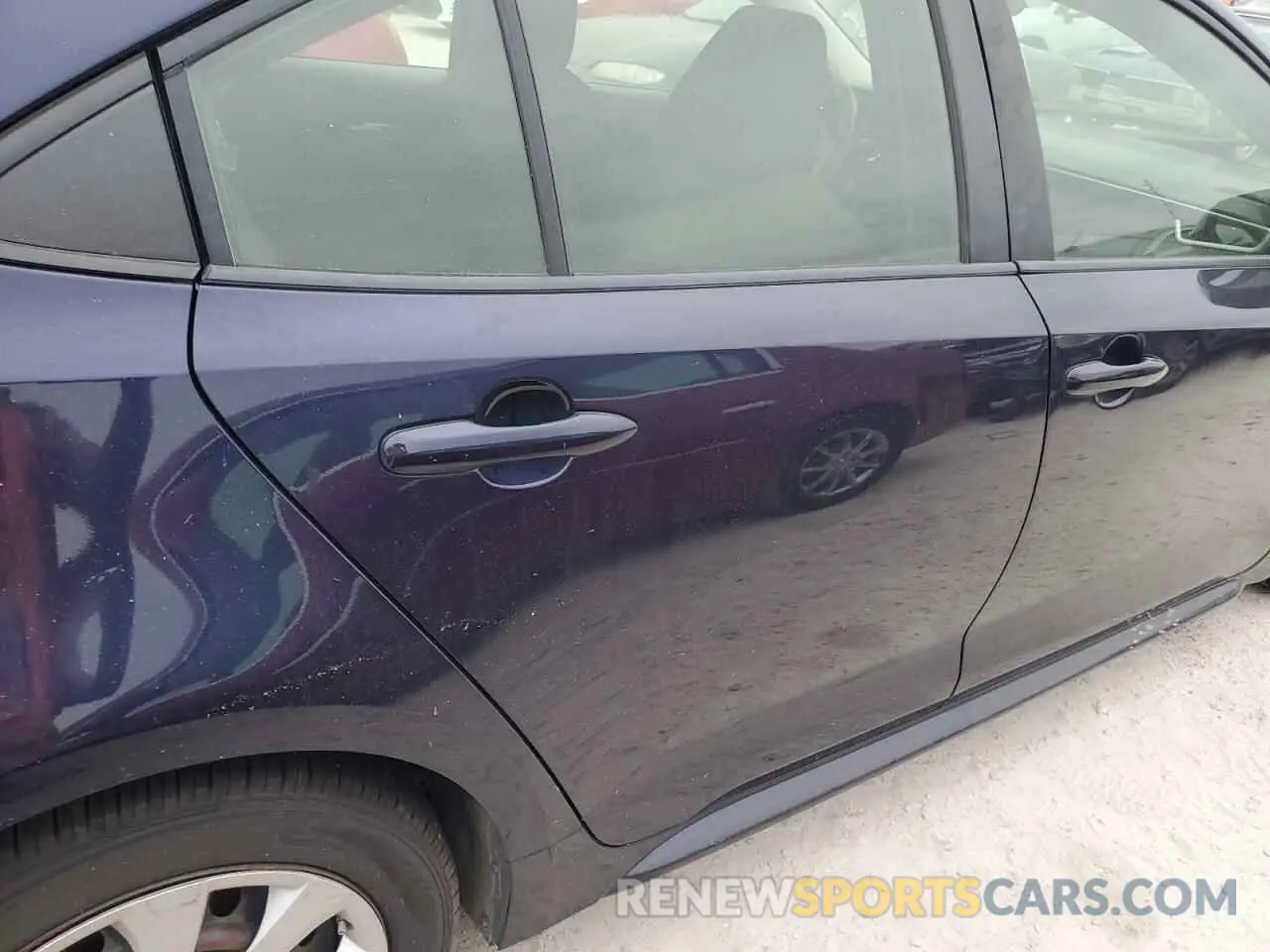 10 fotografías del automóvil dañado JTDEPRAE5LJ041089 TOYOTA COROLLA 2020