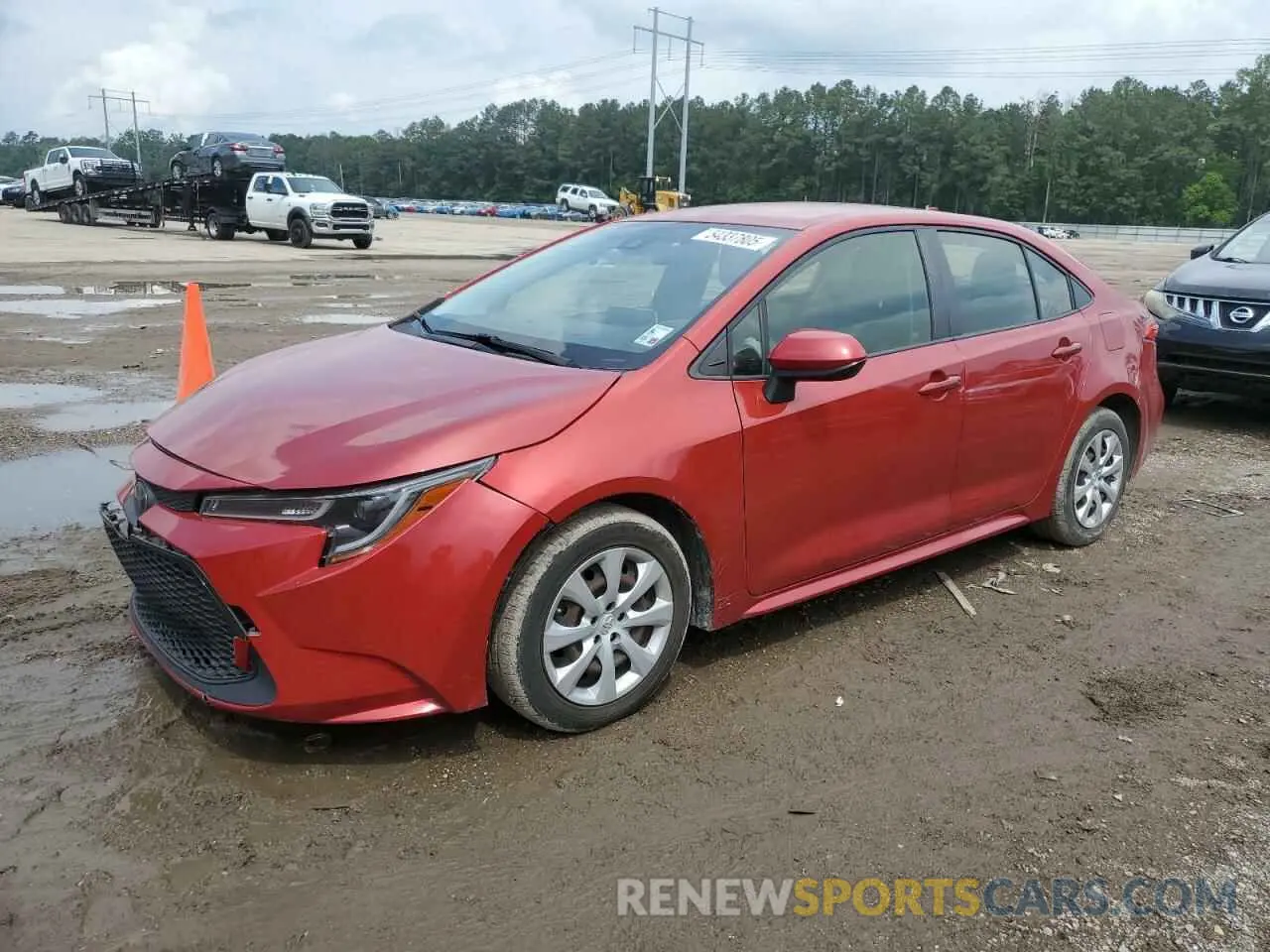 1 fotografías del automóvil dañado JTDEPRAE5LJ043022 TOYOTA COROLLA 2020