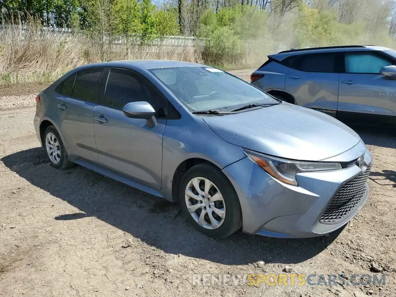 4 fotografías del automóvil dañado JTDEPRAE5LJ043361 TOYOTA COROLLA 2020