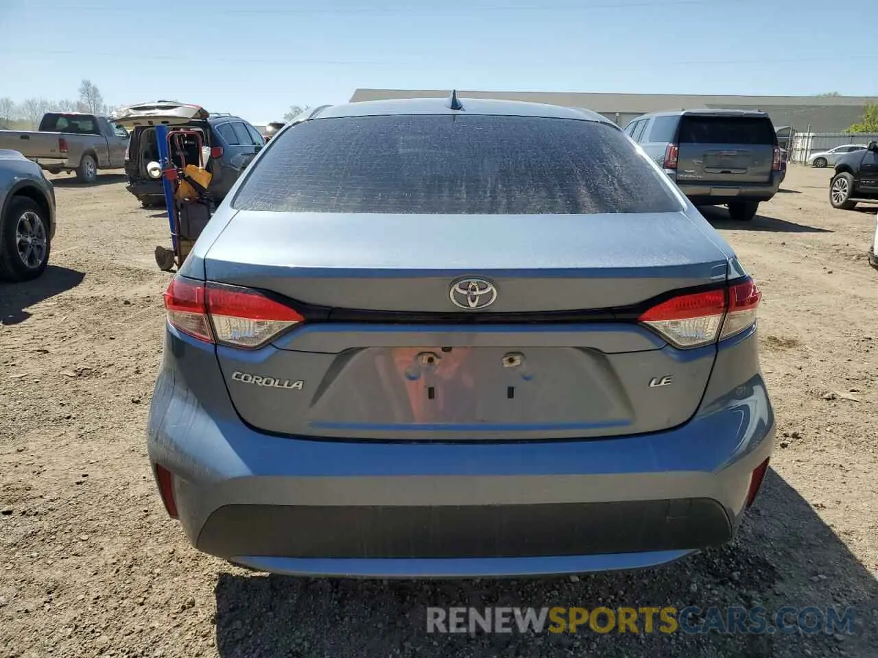 6 fotografías del automóvil dañado JTDEPRAE5LJ043361 TOYOTA COROLLA 2020