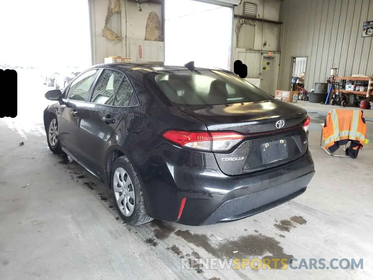 3 fotografías del automóvil dañado JTDEPRAE5LJ043831 TOYOTA COROLLA 2020