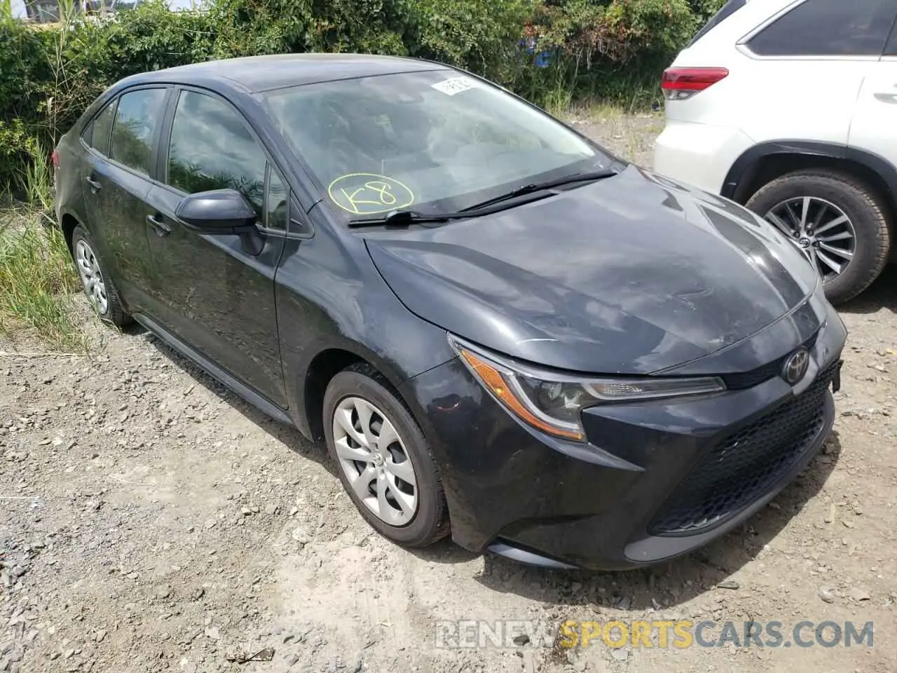1 fotografías del automóvil dañado JTDEPRAE5LJ044073 TOYOTA COROLLA 2020