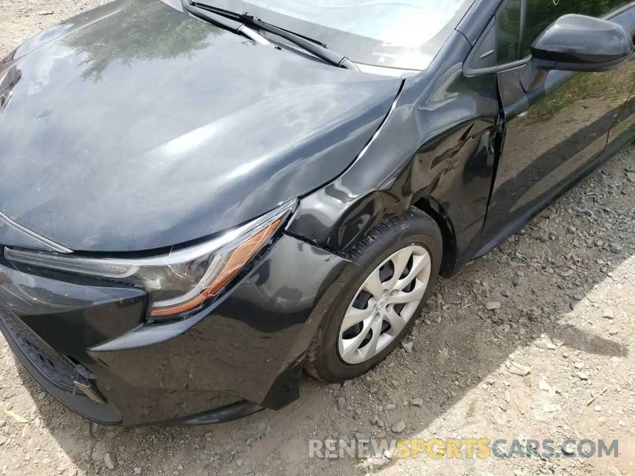 9 fotografías del automóvil dañado JTDEPRAE5LJ044073 TOYOTA COROLLA 2020
