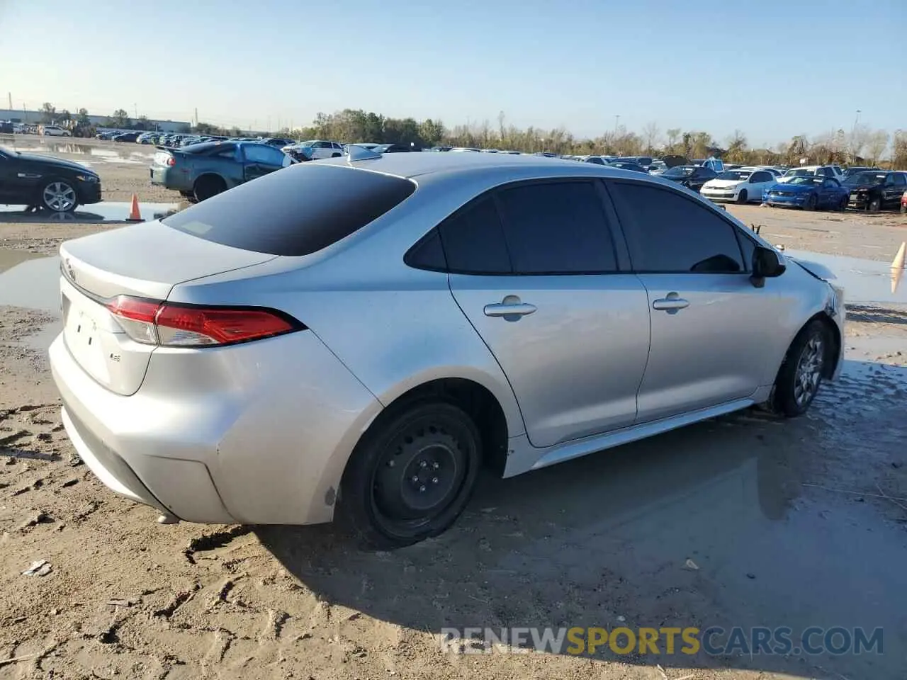 3 fotografías del automóvil dañado JTDEPRAE5LJ044851 TOYOTA COROLLA 2020