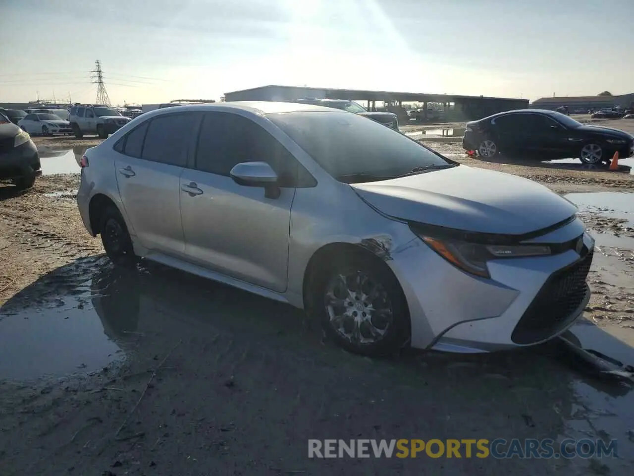 4 fotografías del automóvil dañado JTDEPRAE5LJ044851 TOYOTA COROLLA 2020
