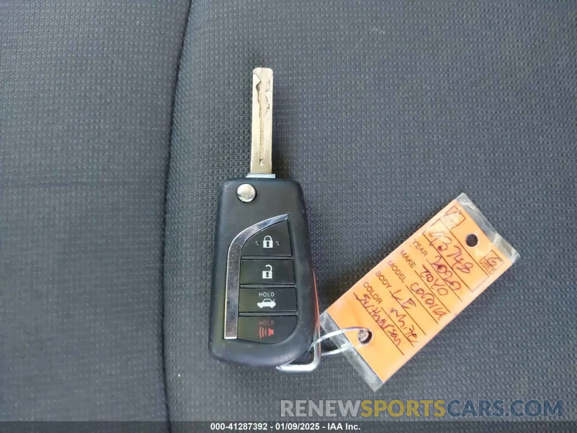 11 fotografías del automóvil dañado JTDEPRAE5LJ044946 TOYOTA COROLLA 2020