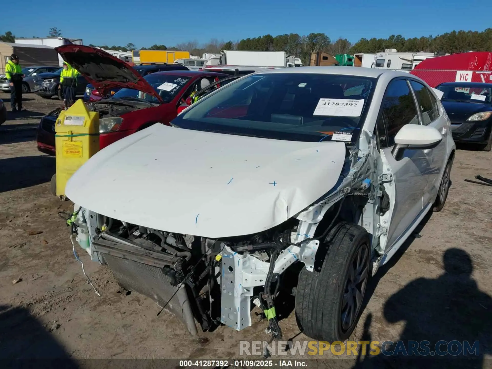 6 fotografías del automóvil dañado JTDEPRAE5LJ044946 TOYOTA COROLLA 2020
