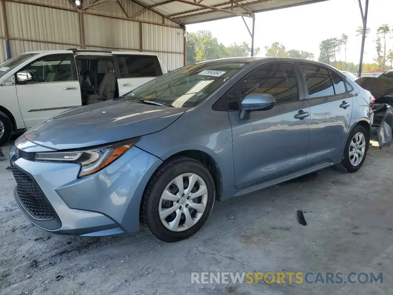 1 fotografías del automóvil dañado JTDEPRAE5LJ047622 TOYOTA COROLLA 2020