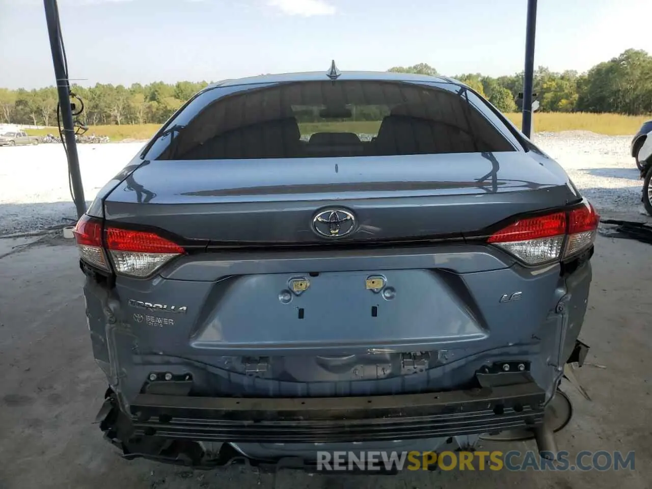 6 fotografías del automóvil dañado JTDEPRAE5LJ047622 TOYOTA COROLLA 2020