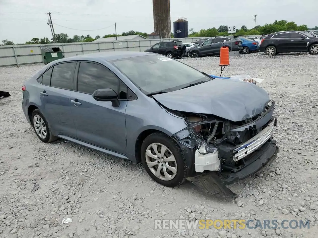 4 fotografías del automóvil dañado JTDEPRAE5LJ048530 TOYOTA COROLLA 2020