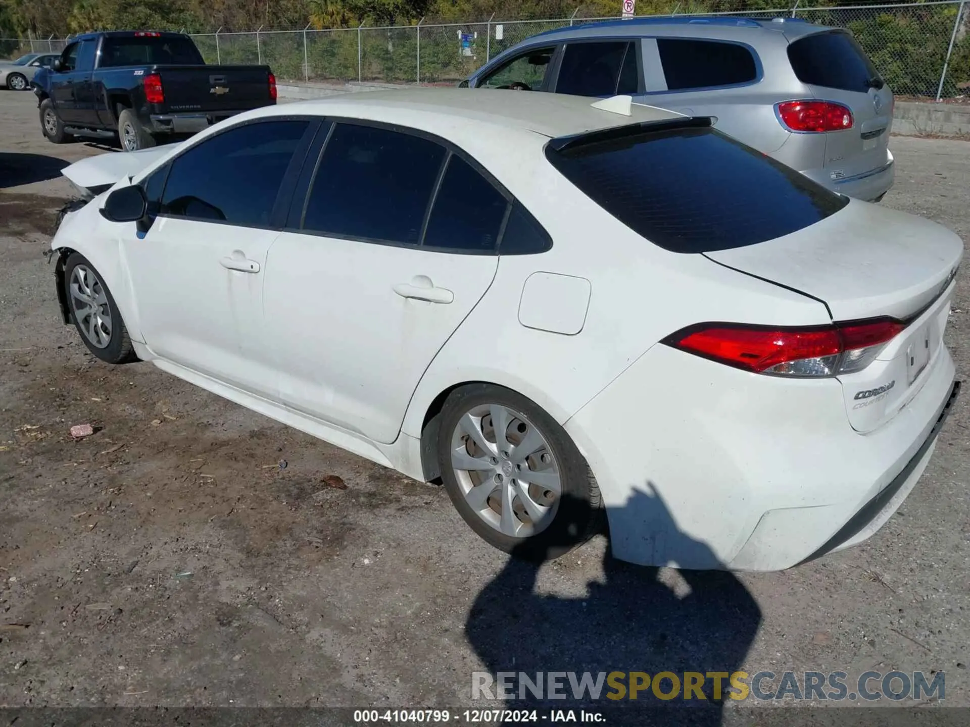 3 fotografías del automóvil dañado JTDEPRAE5LJ052285 TOYOTA COROLLA 2020