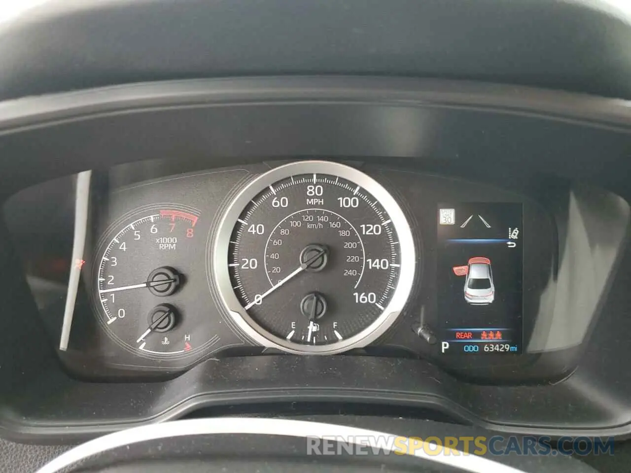 9 fotografías del automóvil dañado JTDEPRAE5LJ054828 TOYOTA COROLLA 2020