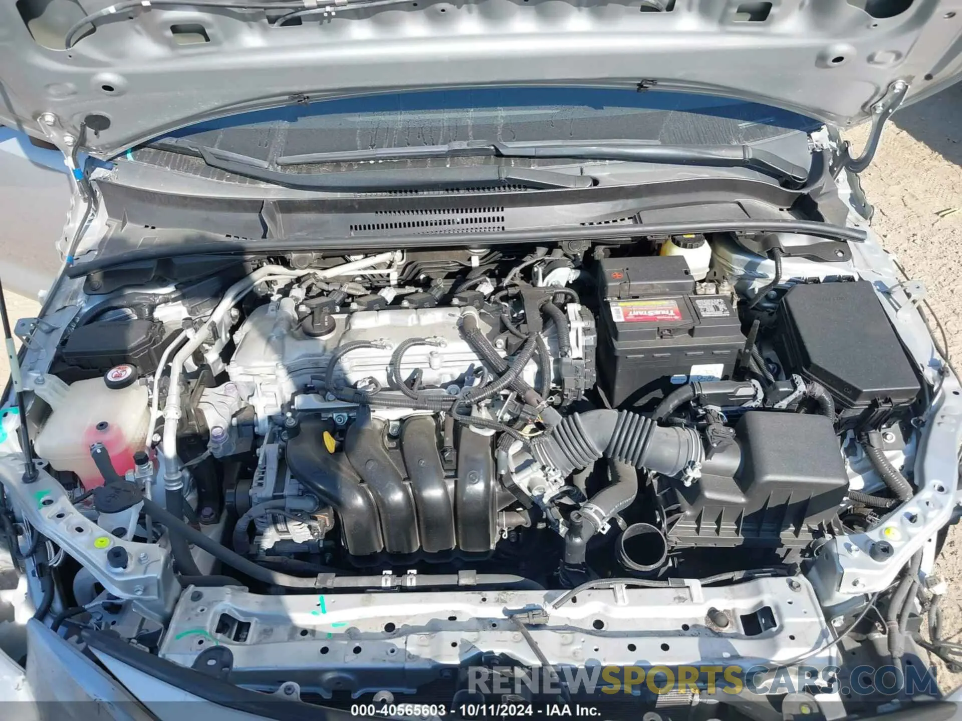 10 fotografías del automóvil dañado JTDEPRAE5LJ056949 TOYOTA COROLLA 2020