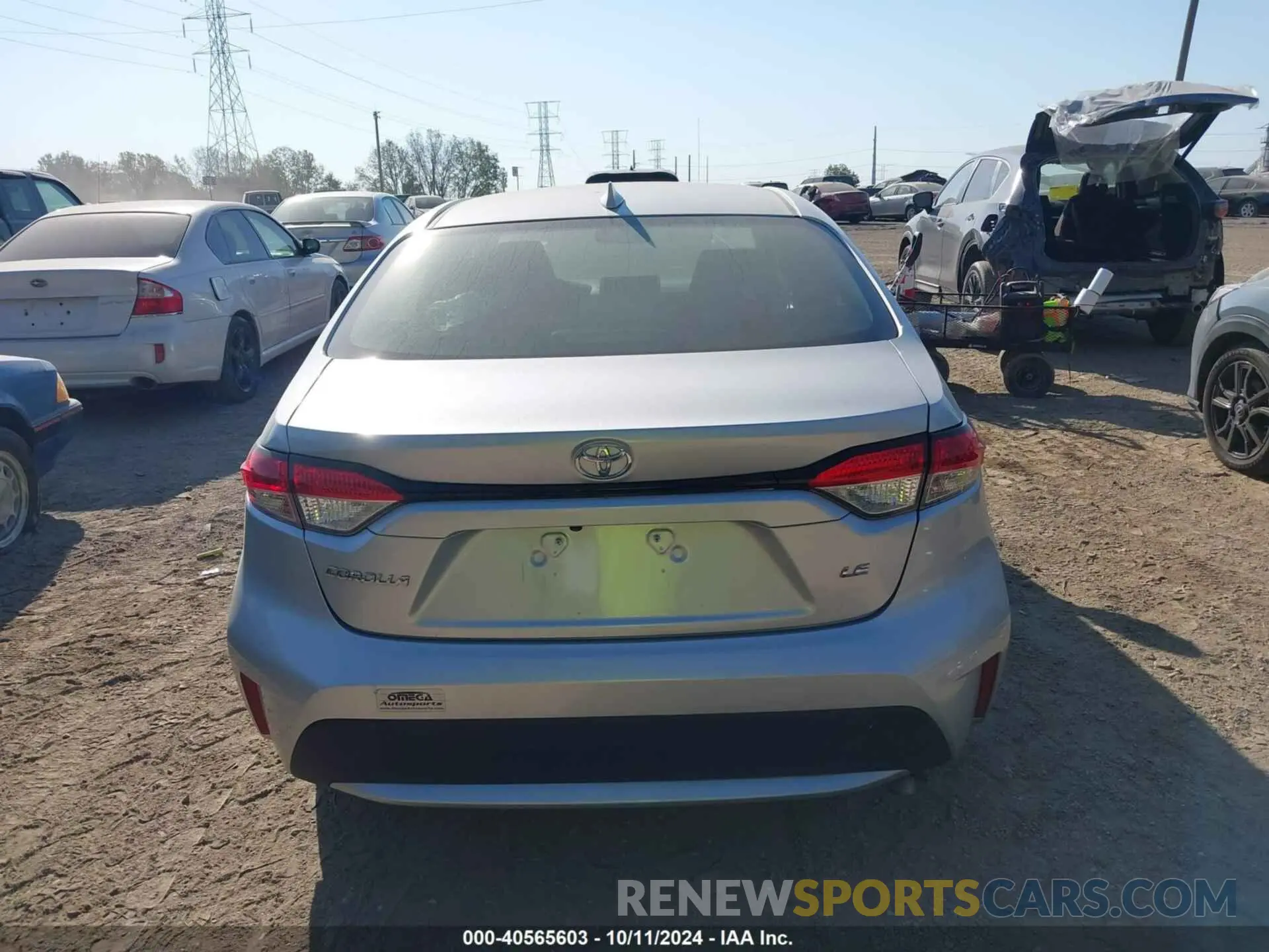 17 fotografías del automóvil dañado JTDEPRAE5LJ056949 TOYOTA COROLLA 2020