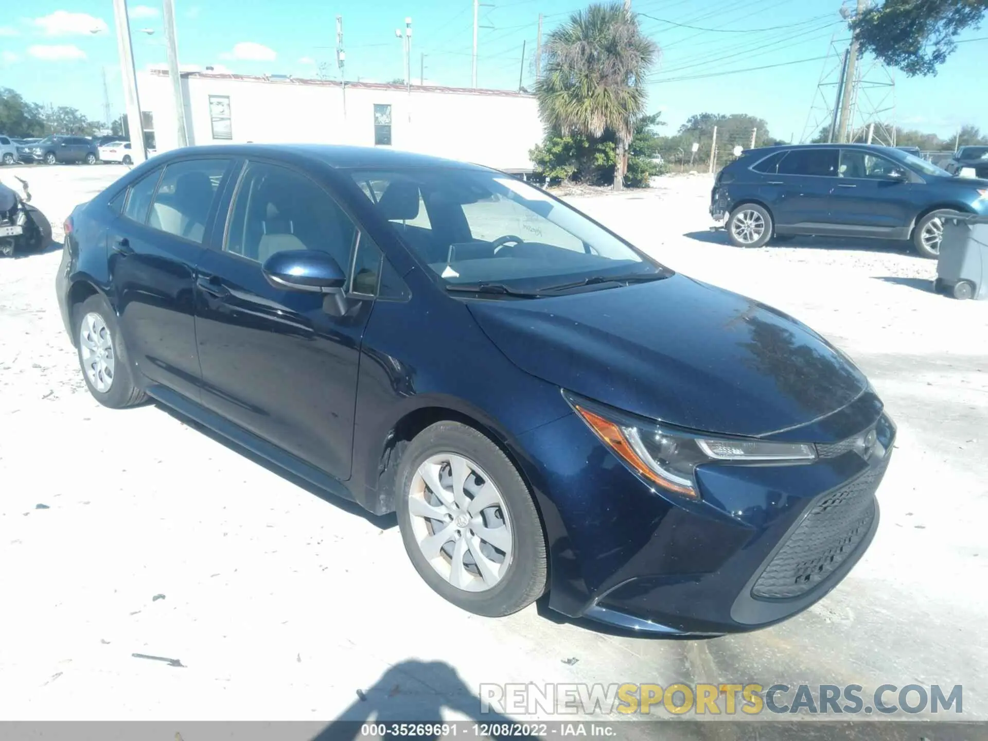 1 fotografías del automóvil dañado JTDEPRAE5LJ057101 TOYOTA COROLLA 2020
