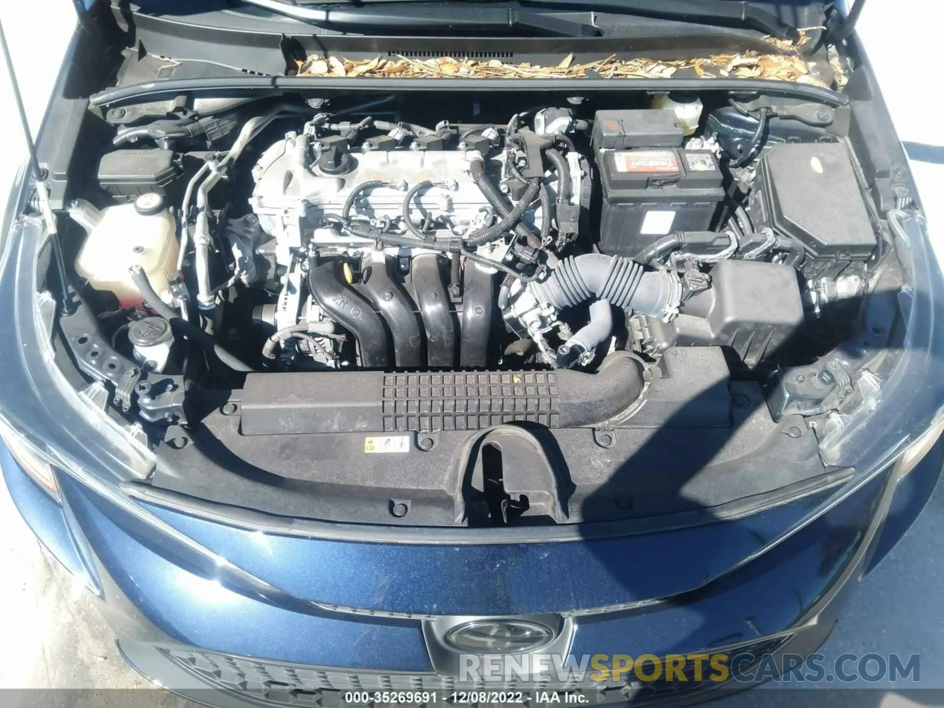 10 fotografías del automóvil dañado JTDEPRAE5LJ057101 TOYOTA COROLLA 2020