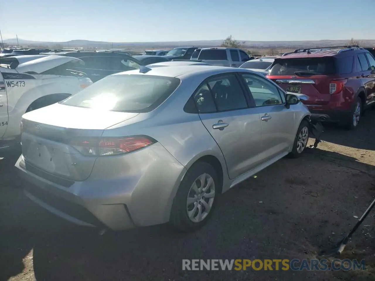 3 fotografías del automóvil dañado JTDEPRAE5LJ059026 TOYOTA COROLLA 2020
