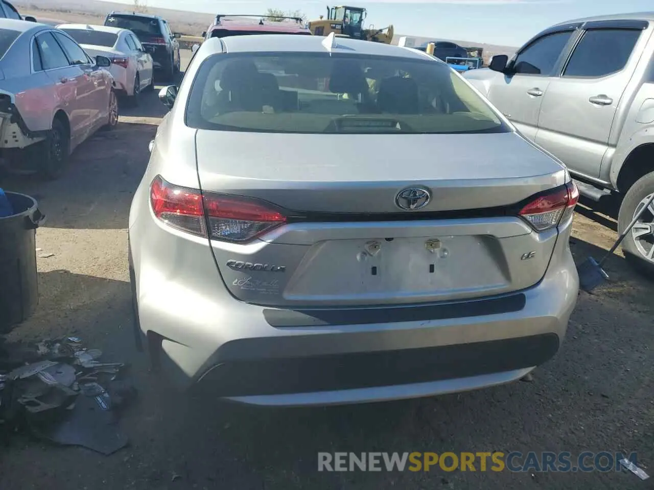 6 fotografías del automóvil dañado JTDEPRAE5LJ059026 TOYOTA COROLLA 2020