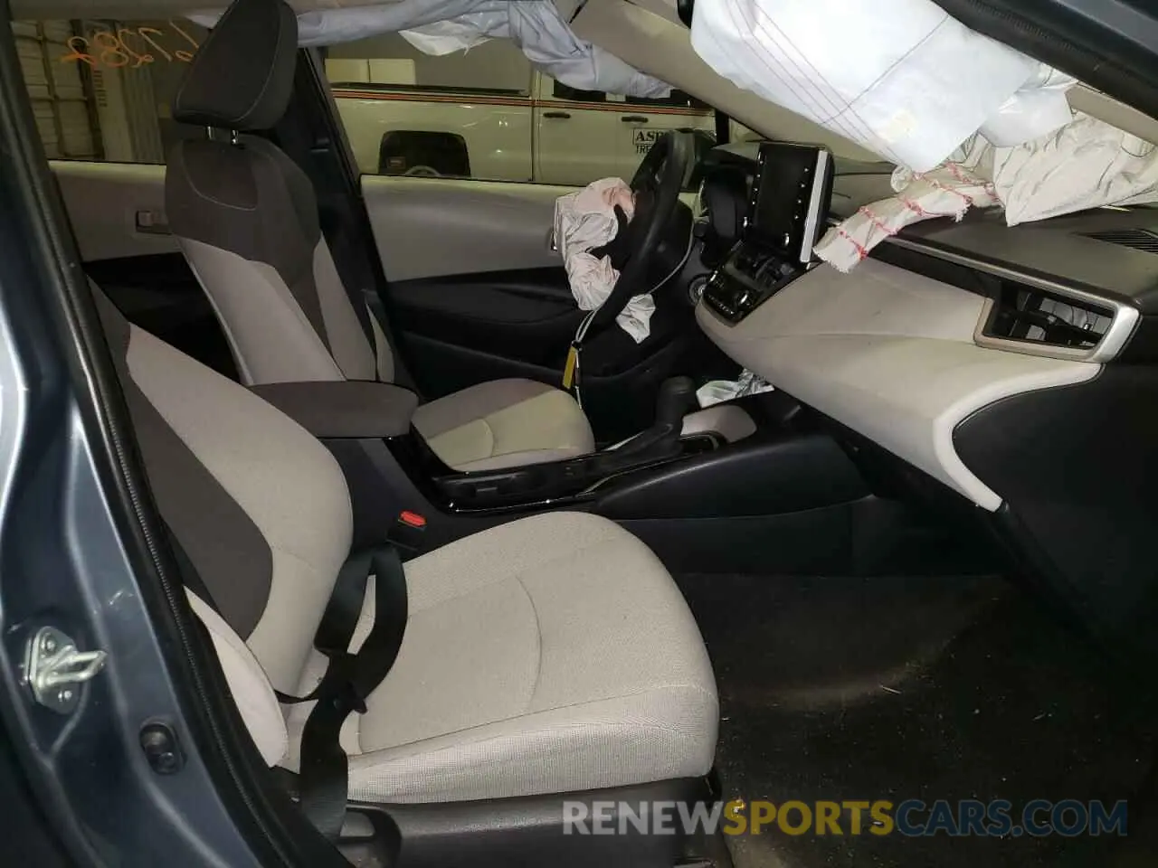 5 fotografías del automóvil dañado JTDEPRAE5LJ059110 TOYOTA COROLLA 2020