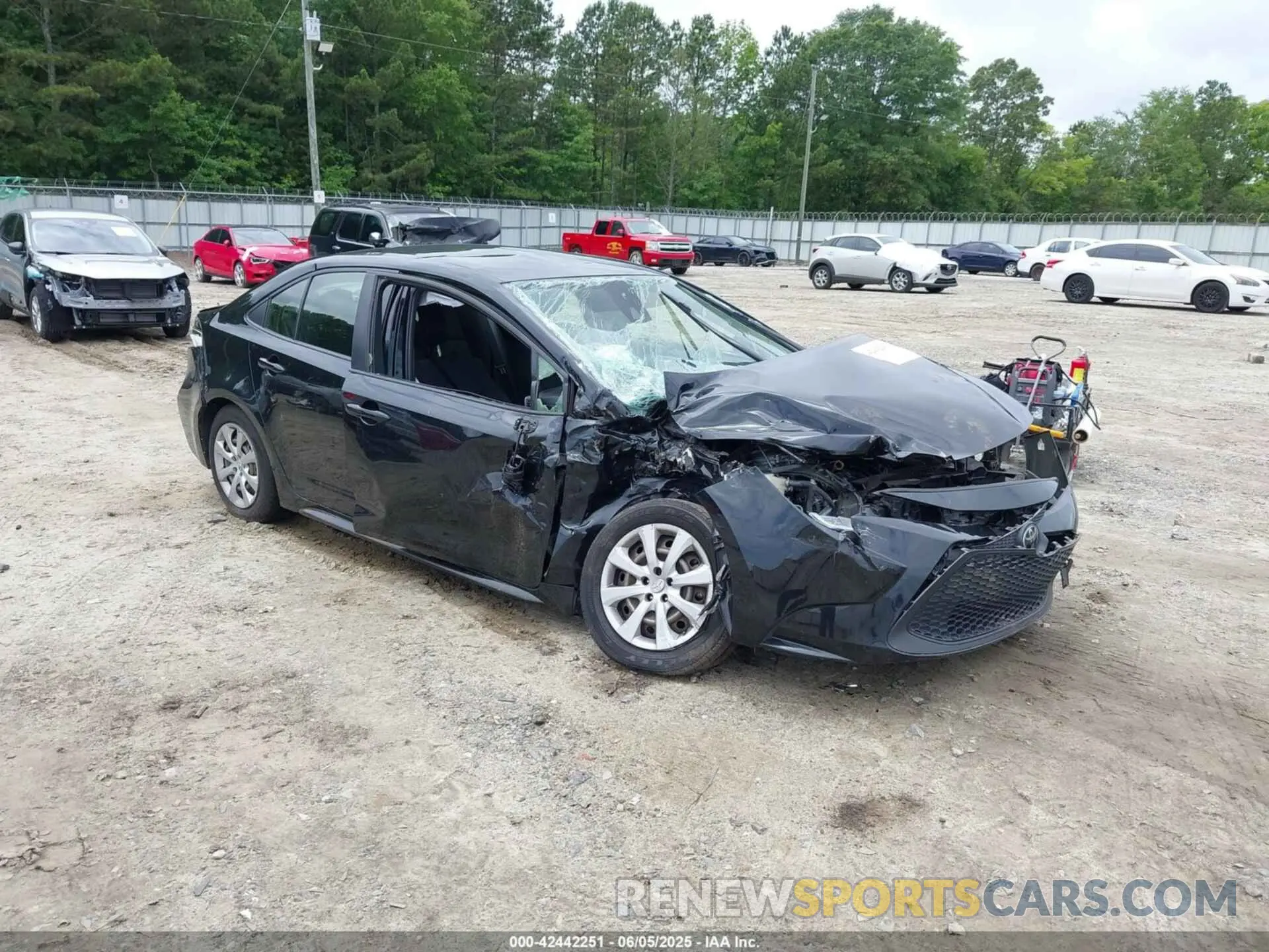 1 fotografías del automóvil dañado JTDEPRAE5LJ059267 TOYOTA COROLLA 2020