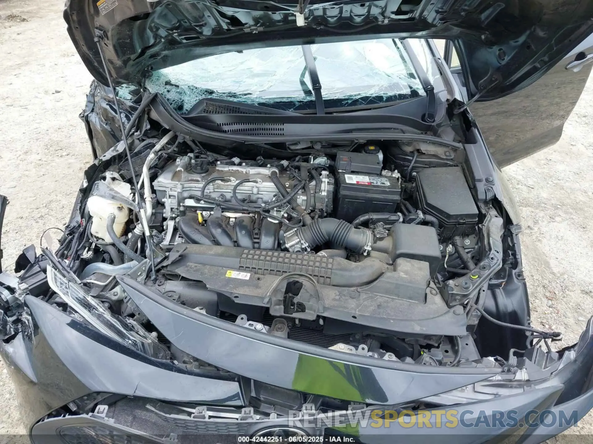 10 fotografías del automóvil dañado JTDEPRAE5LJ059267 TOYOTA COROLLA 2020