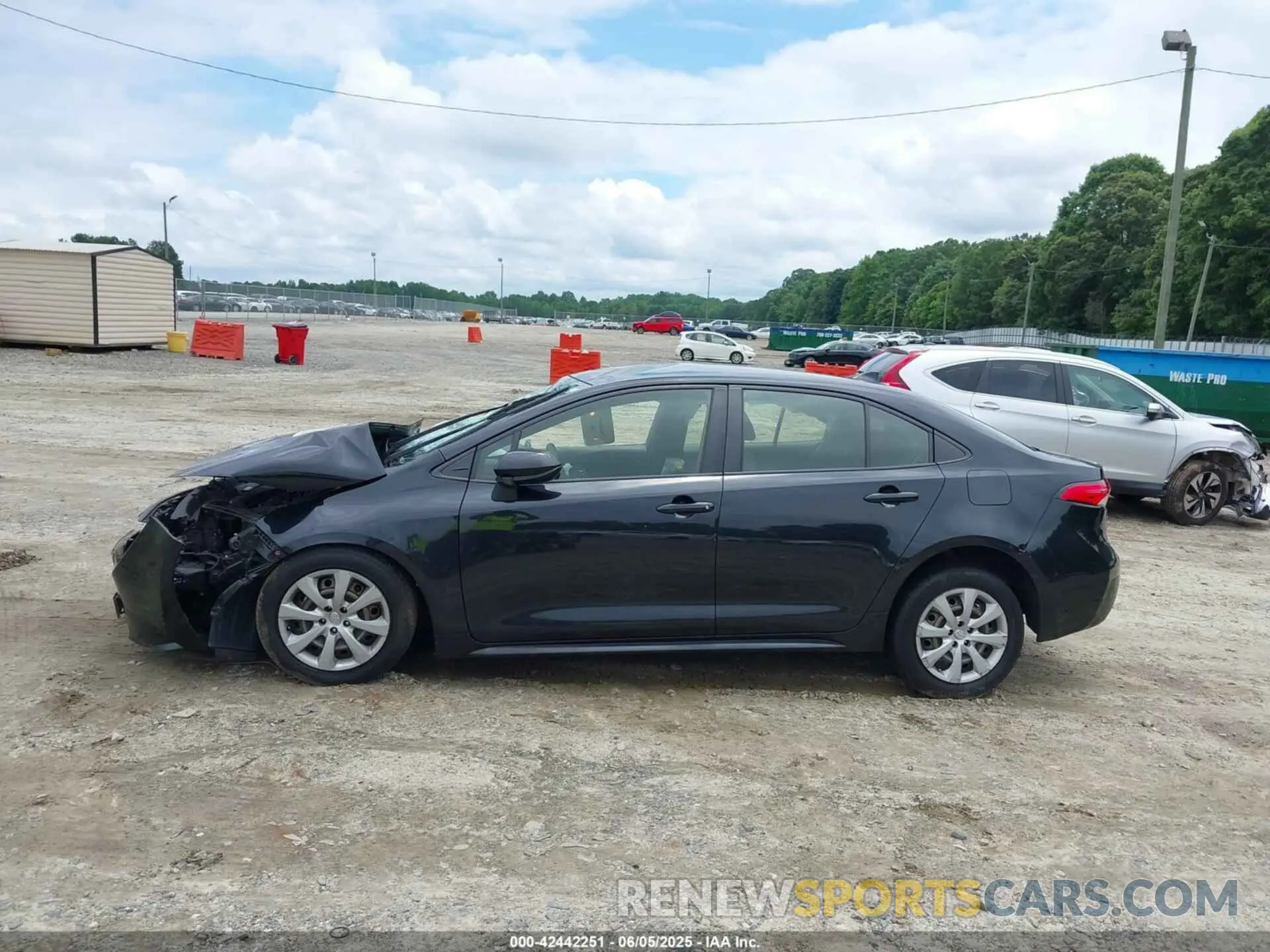 14 fotografías del automóvil dañado JTDEPRAE5LJ059267 TOYOTA COROLLA 2020