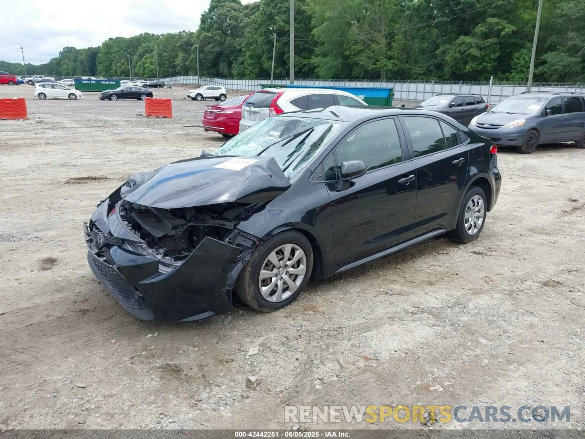2 fotografías del automóvil dañado JTDEPRAE5LJ059267 TOYOTA COROLLA 2020