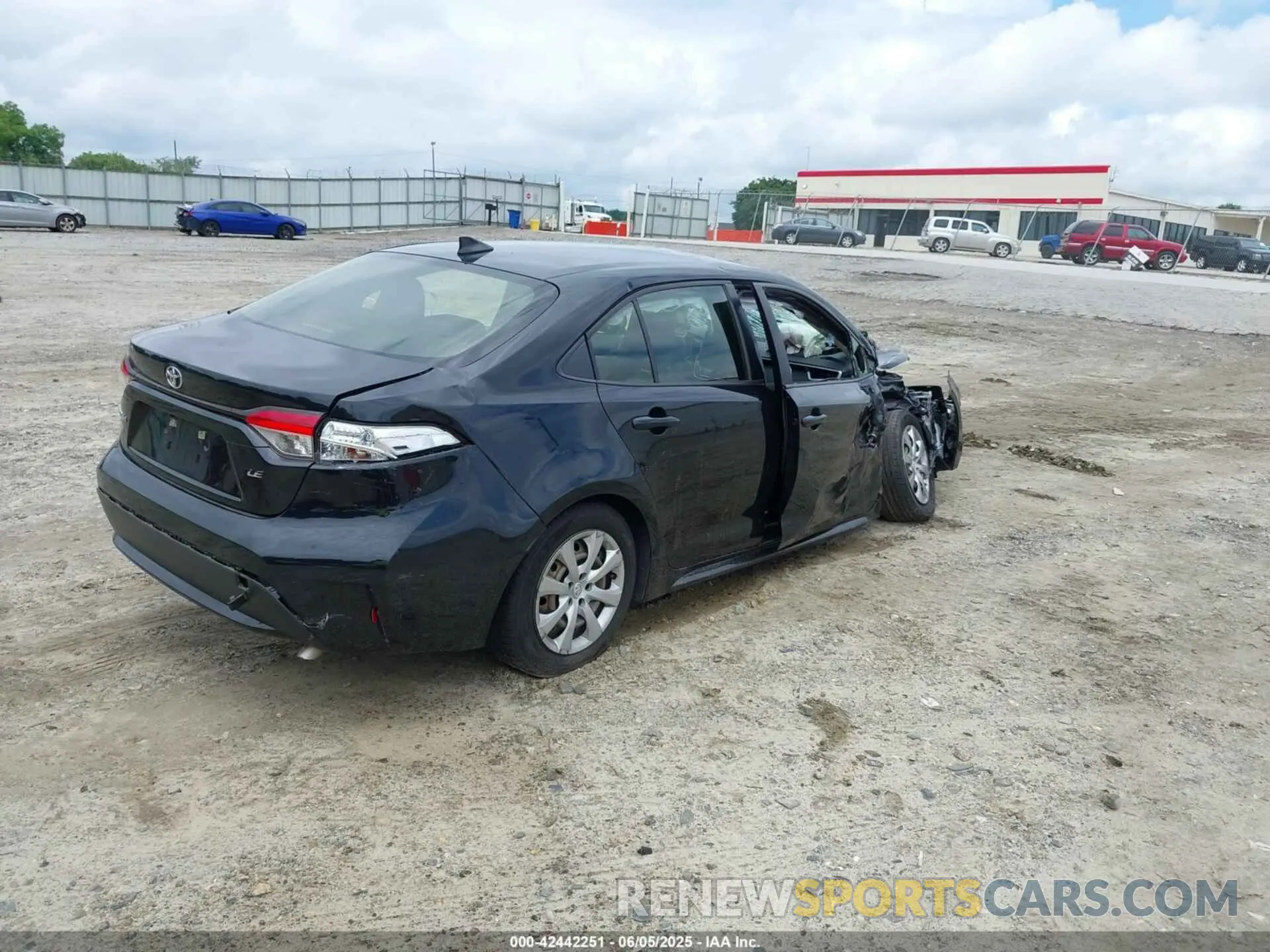 4 fotografías del automóvil dañado JTDEPRAE5LJ059267 TOYOTA COROLLA 2020