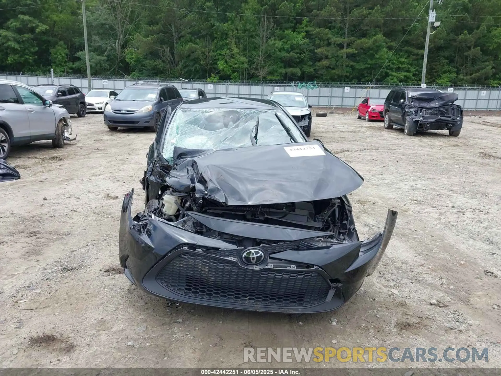 6 fotografías del automóvil dañado JTDEPRAE5LJ059267 TOYOTA COROLLA 2020