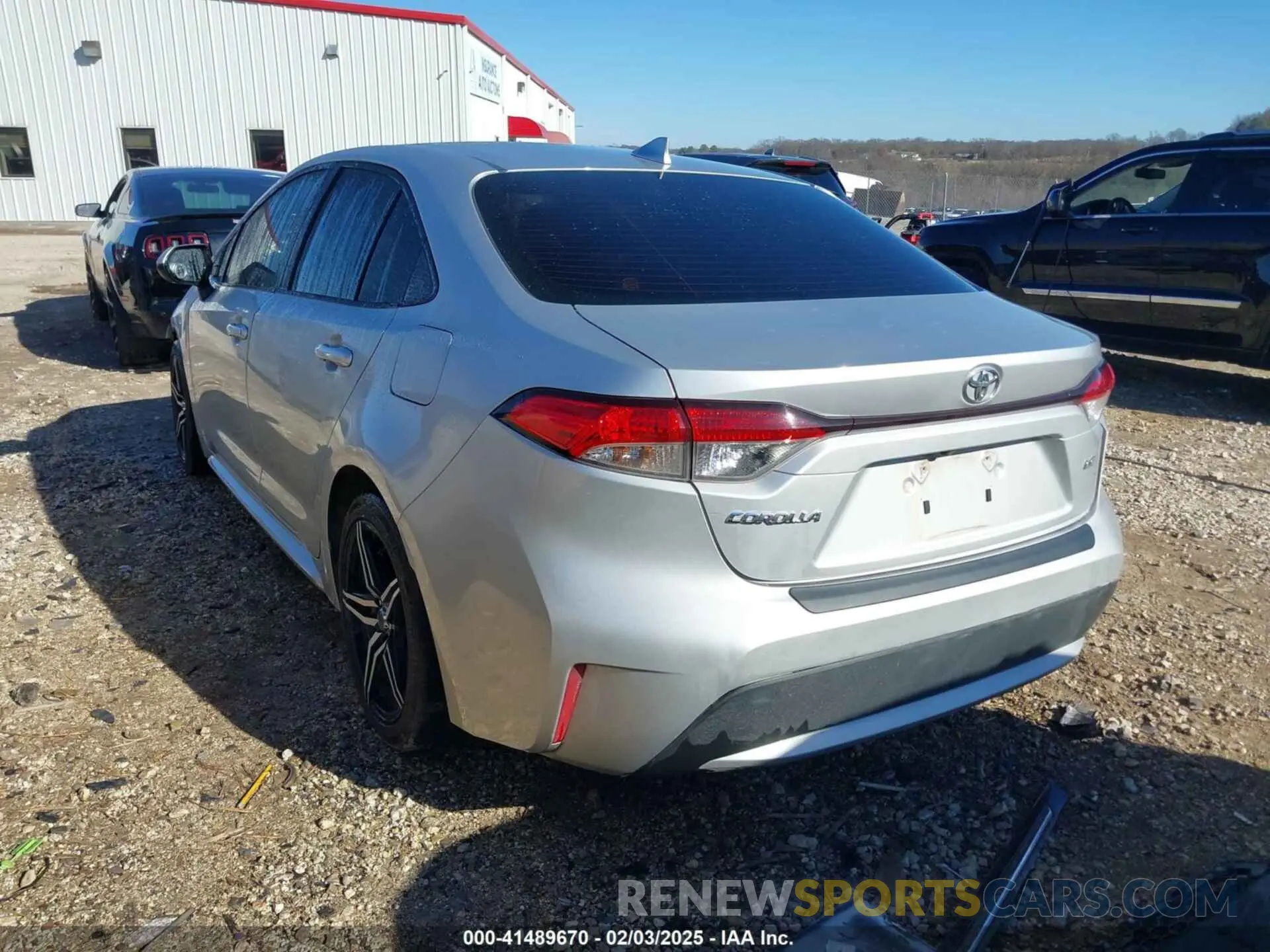 3 fotografías del automóvil dañado JTDEPRAE5LJ059544 TOYOTA COROLLA 2020
