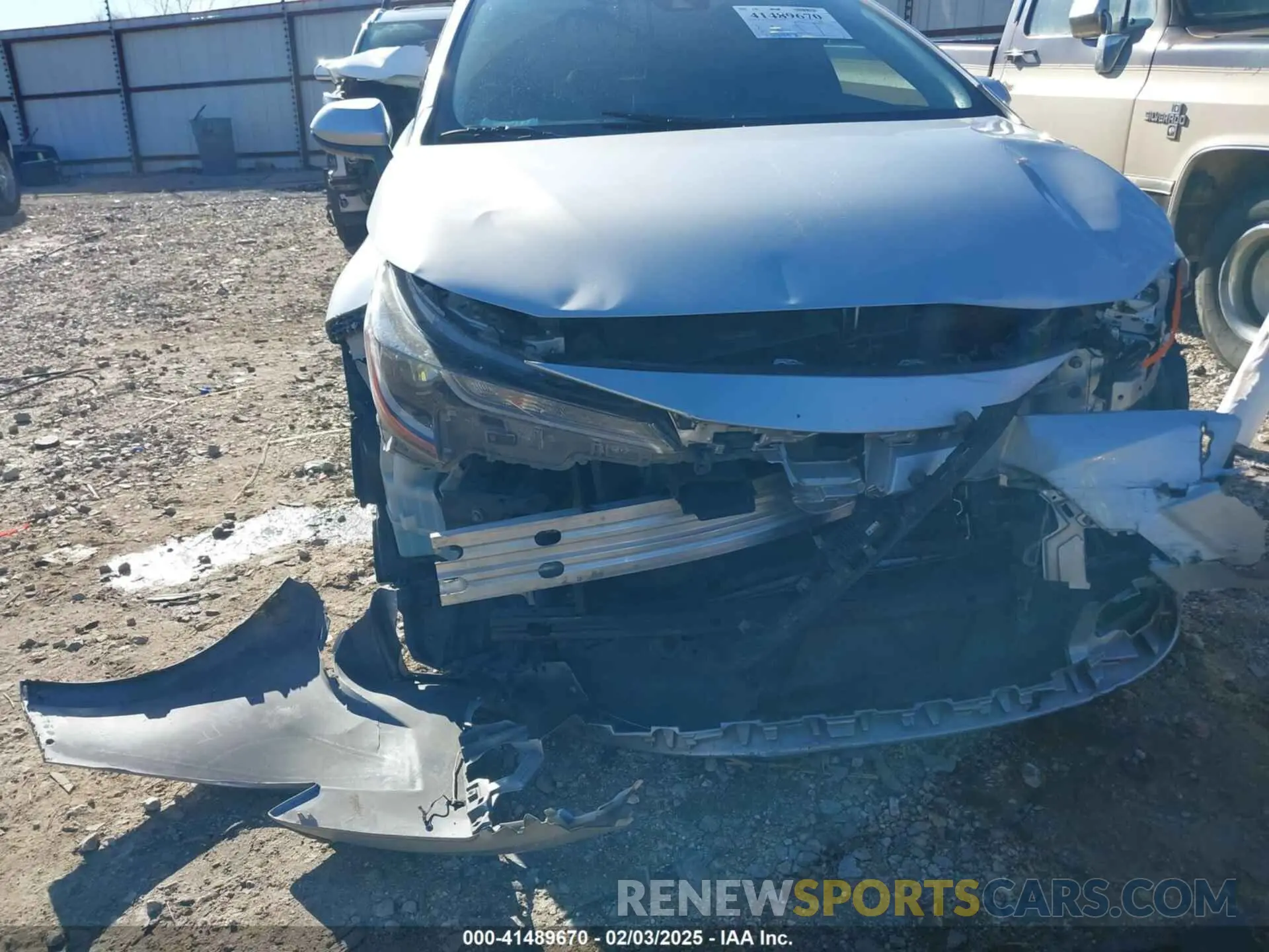 6 fotografías del automóvil dañado JTDEPRAE5LJ059544 TOYOTA COROLLA 2020