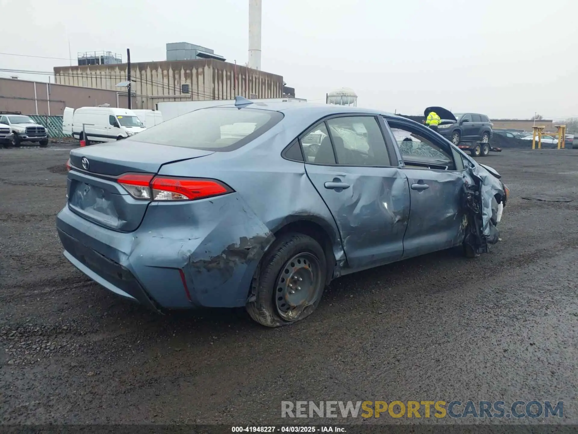 4 fotografías del automóvil dañado JTDEPRAE5LJ065960 TOYOTA COROLLA 2020