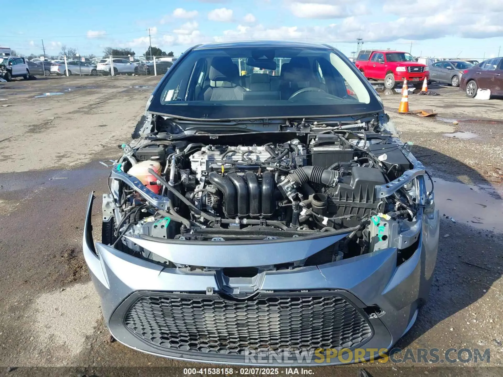 13 fotografías del automóvil dañado JTDEPRAE5LJ066915 TOYOTA COROLLA 2020