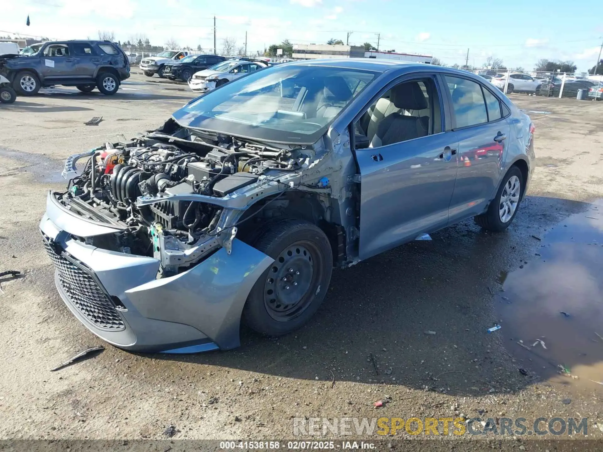 2 fotografías del automóvil dañado JTDEPRAE5LJ066915 TOYOTA COROLLA 2020