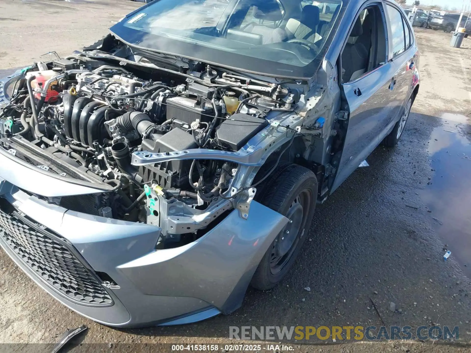 6 fotografías del automóvil dañado JTDEPRAE5LJ066915 TOYOTA COROLLA 2020