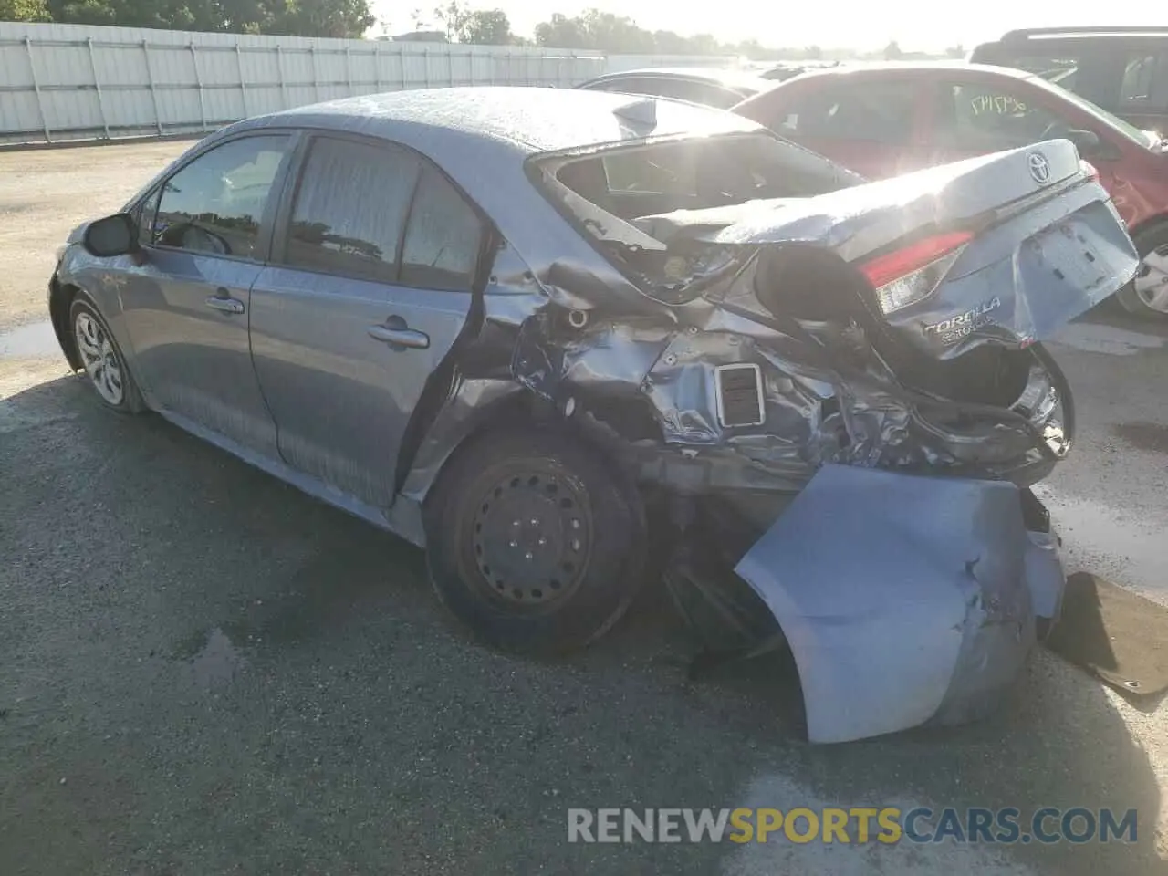 3 fotografías del automóvil dañado JTDEPRAE5LJ067188 TOYOTA COROLLA 2020