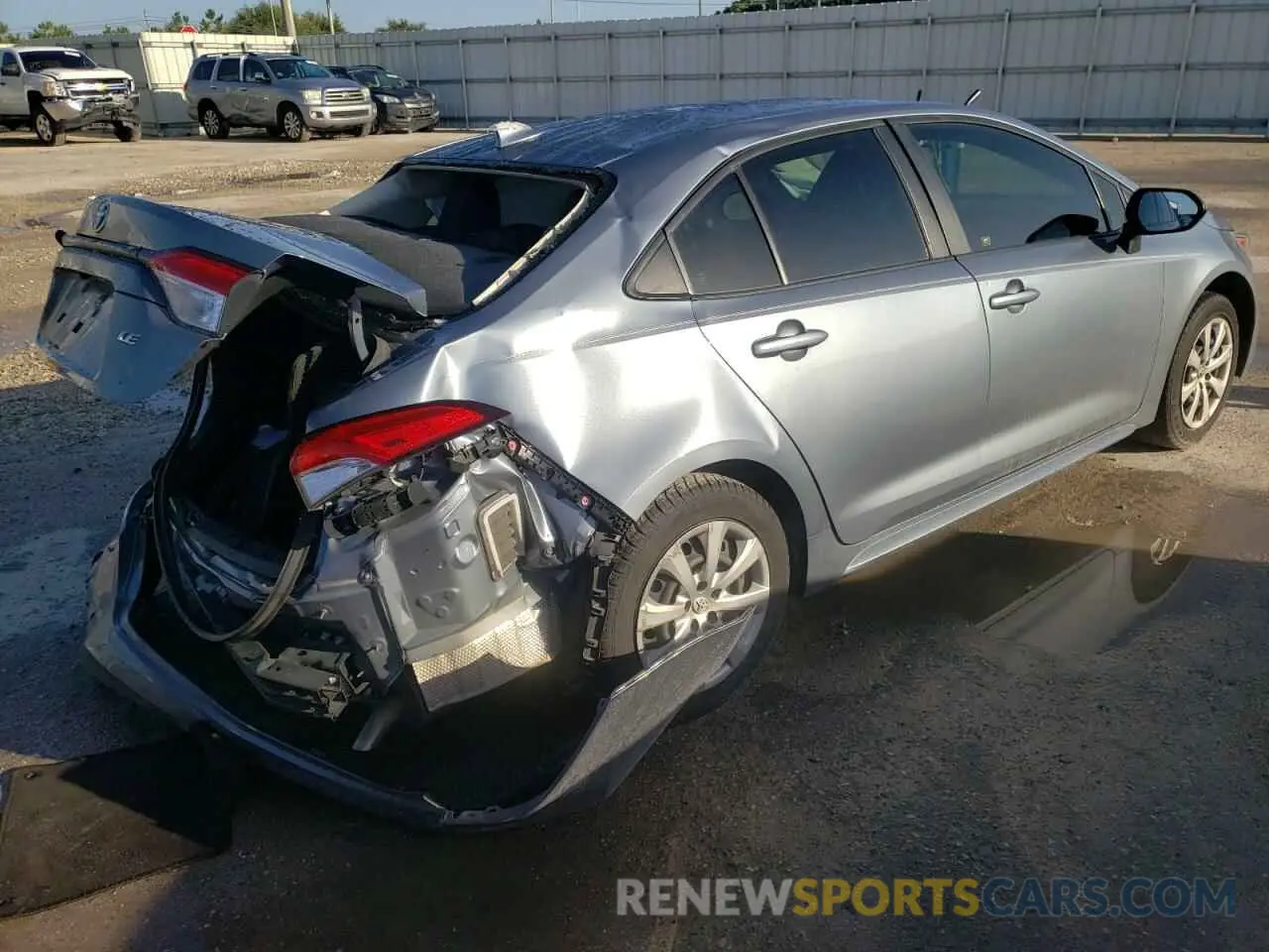 4 fotografías del automóvil dañado JTDEPRAE5LJ067188 TOYOTA COROLLA 2020