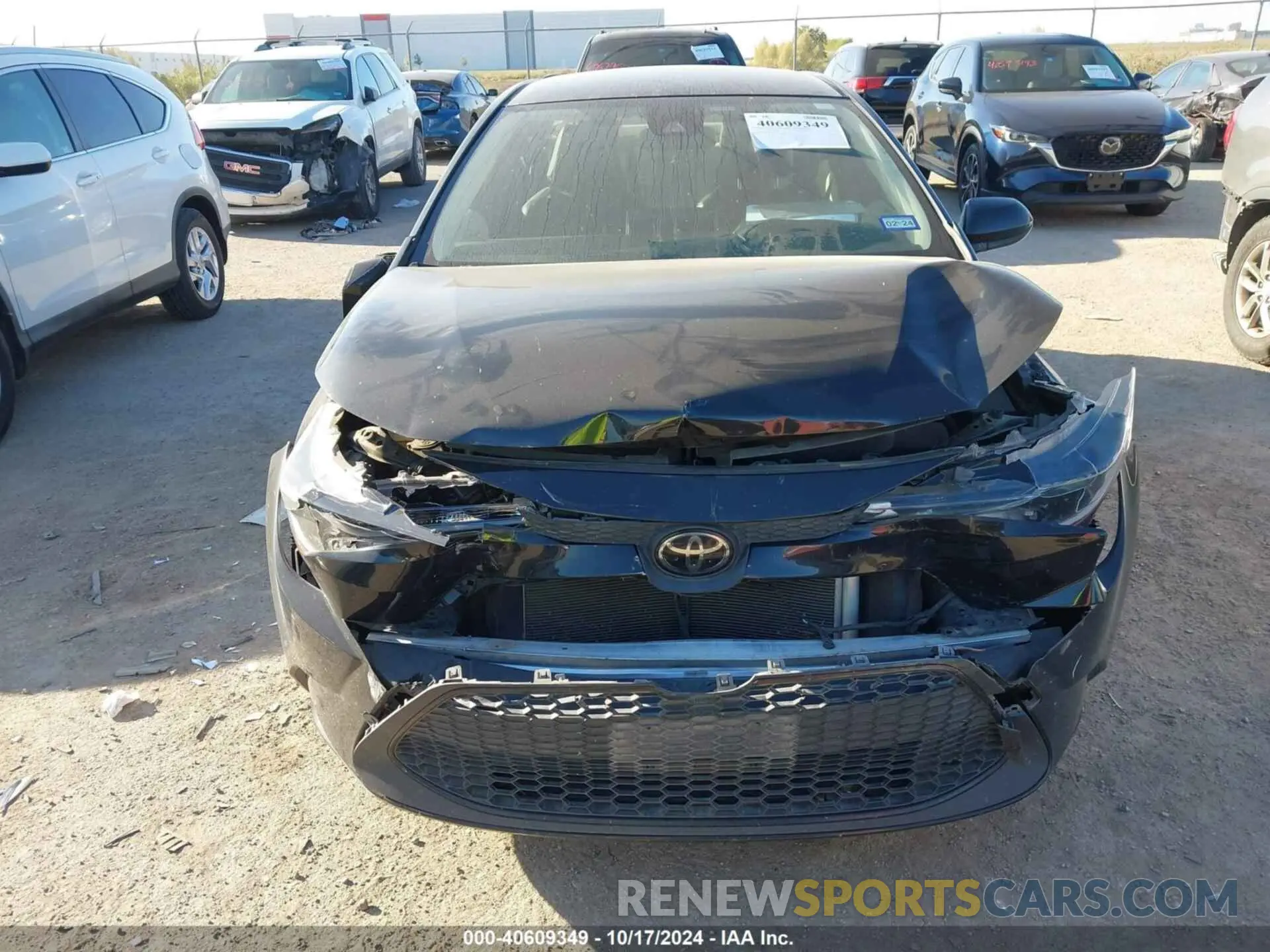 12 fotografías del automóvil dañado JTDEPRAE5LJ070902 TOYOTA COROLLA 2020