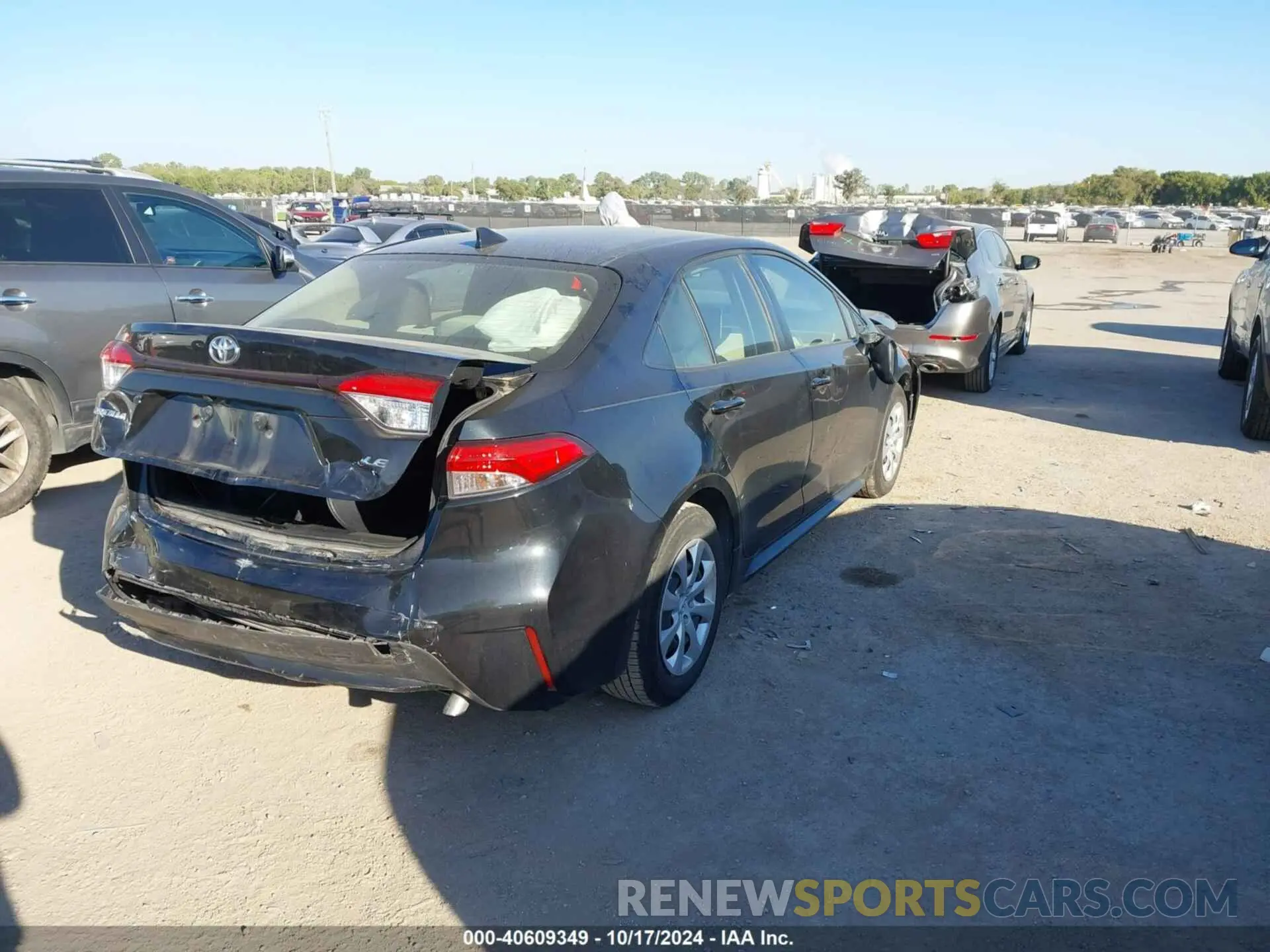 4 fotografías del automóvil dañado JTDEPRAE5LJ070902 TOYOTA COROLLA 2020