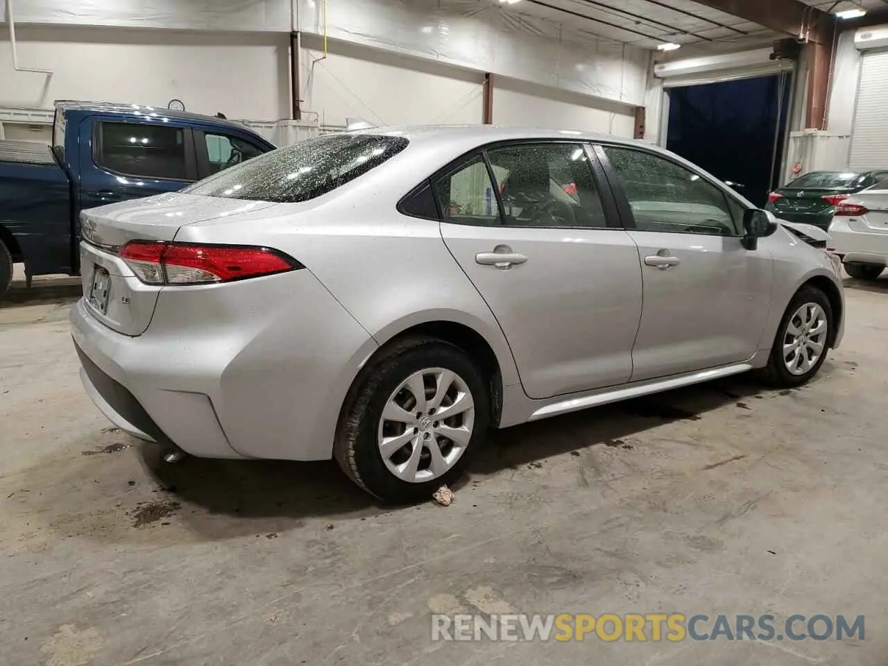 3 fotografías del automóvil dañado JTDEPRAE5LJ076571 TOYOTA COROLLA 2020