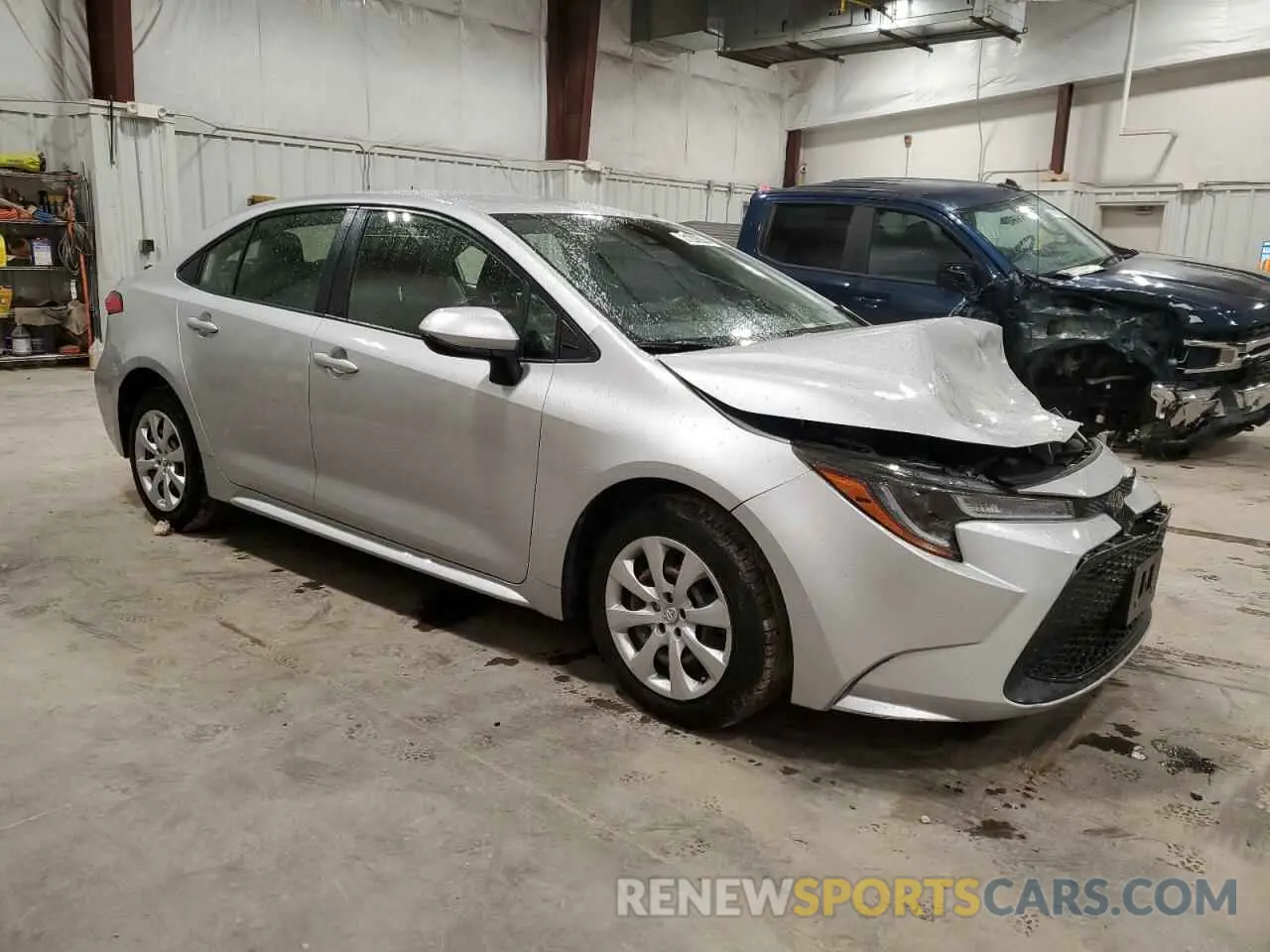 4 fotografías del automóvil dañado JTDEPRAE5LJ076571 TOYOTA COROLLA 2020