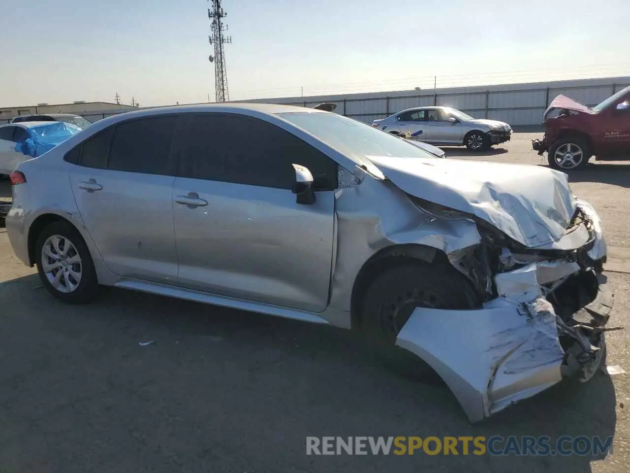 4 fotografías del automóvil dañado JTDEPRAE5LJ079213 TOYOTA COROLLA 2020