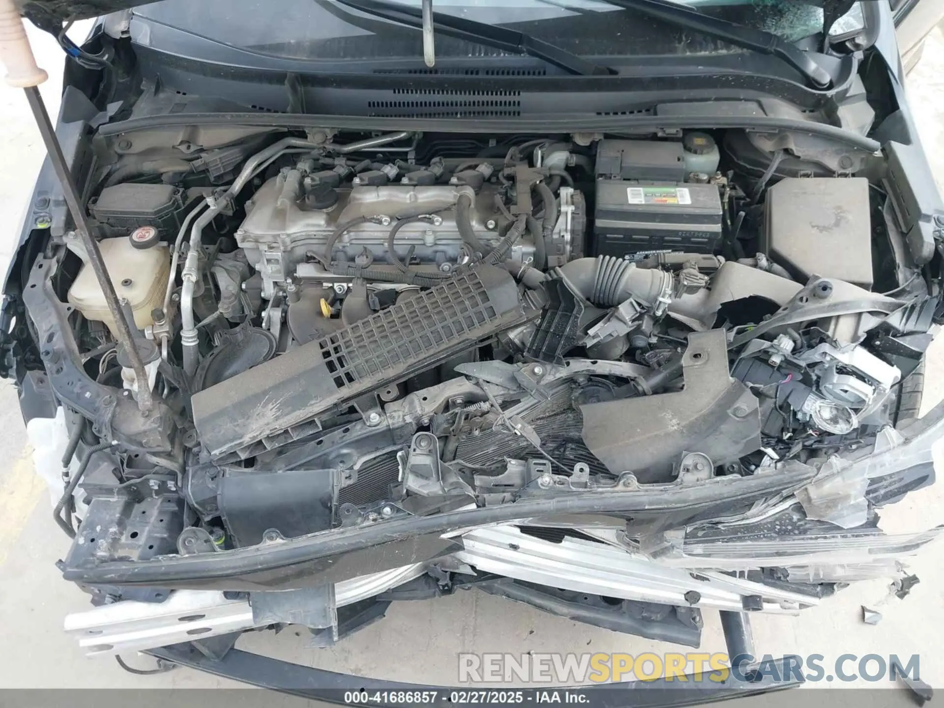 10 fotografías del automóvil dañado JTDEPRAE5LJ081706 TOYOTA COROLLA 2020