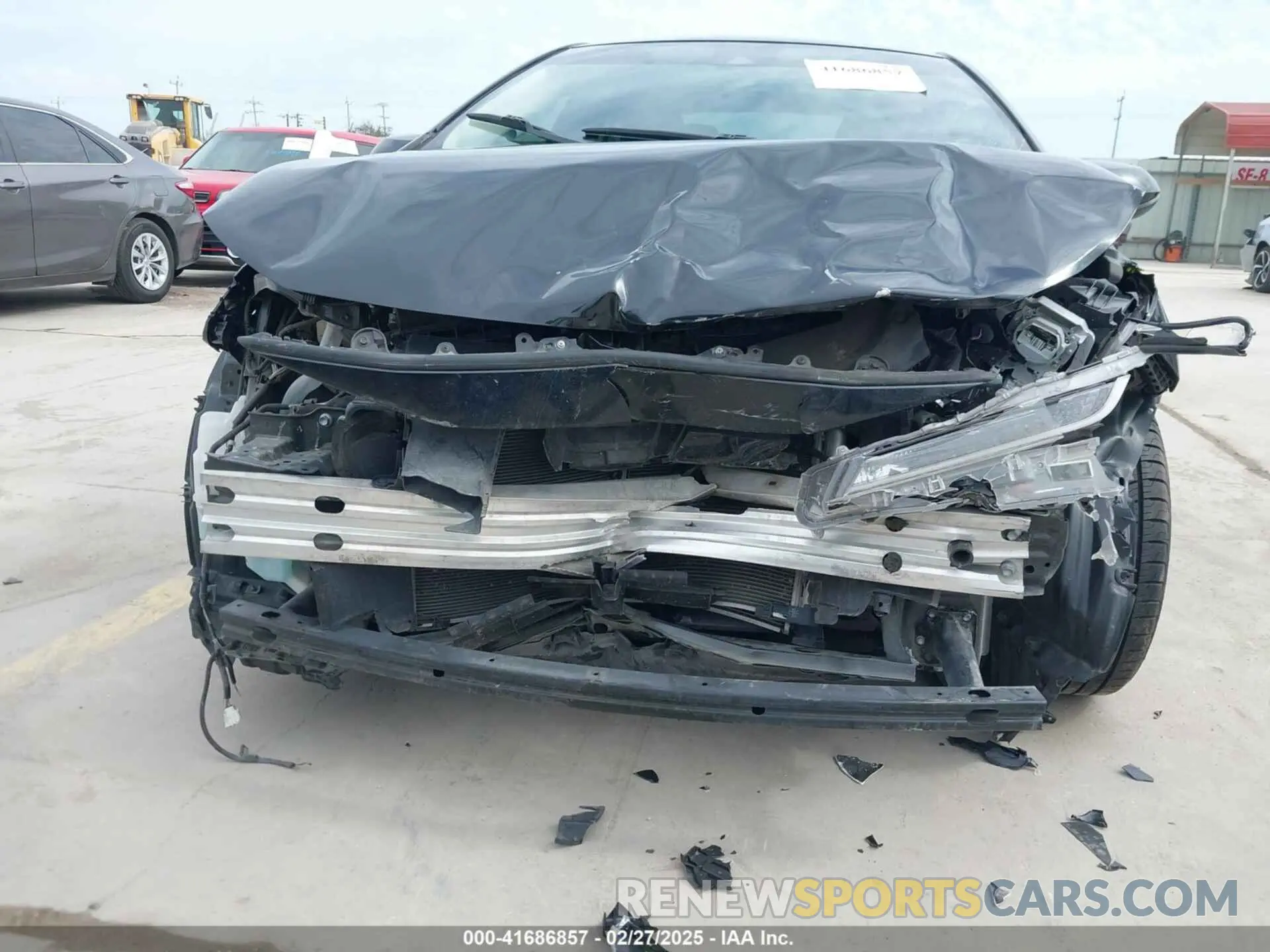 6 fotografías del automóvil dañado JTDEPRAE5LJ081706 TOYOTA COROLLA 2020