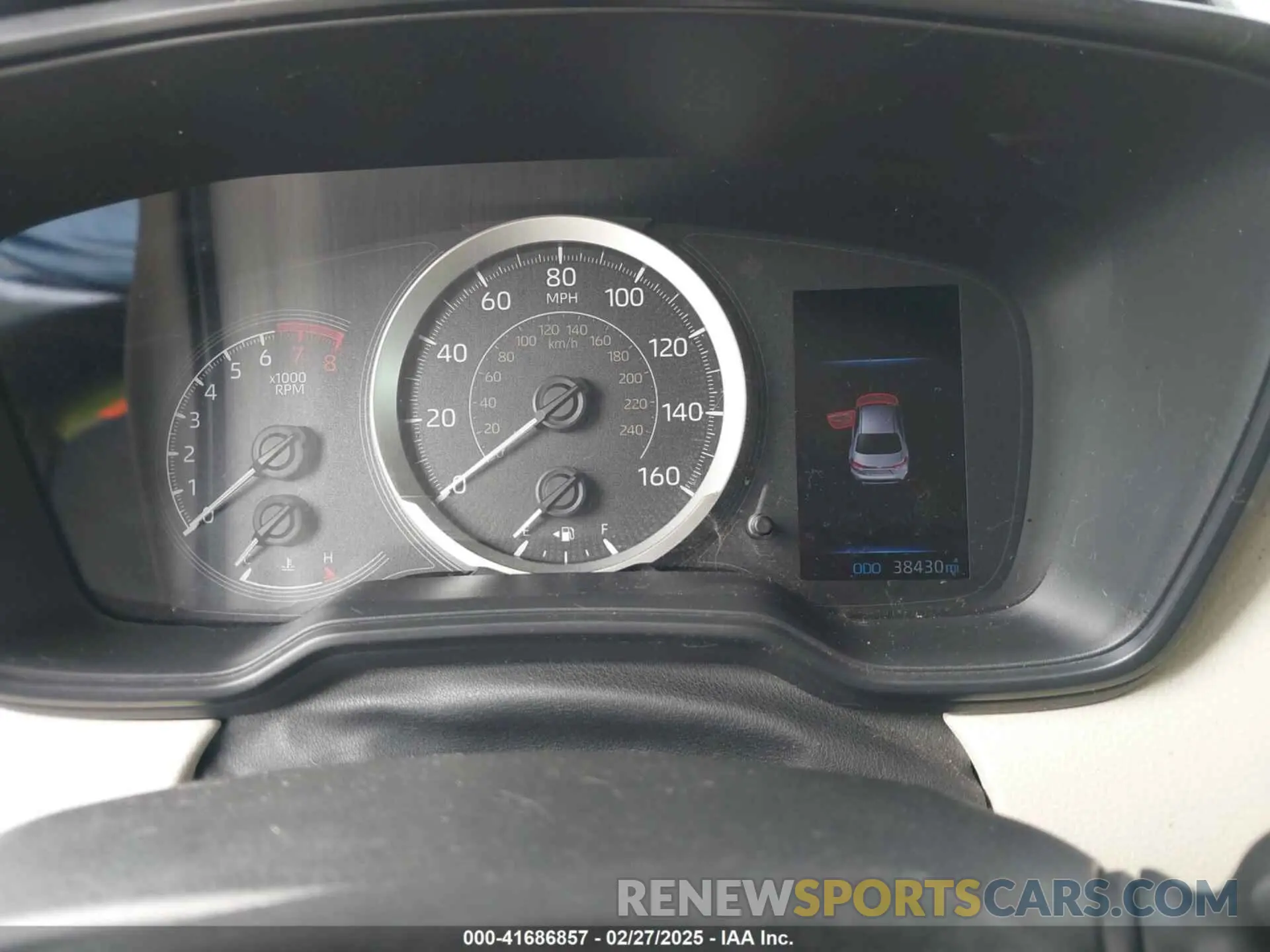 7 fotografías del automóvil dañado JTDEPRAE5LJ081706 TOYOTA COROLLA 2020