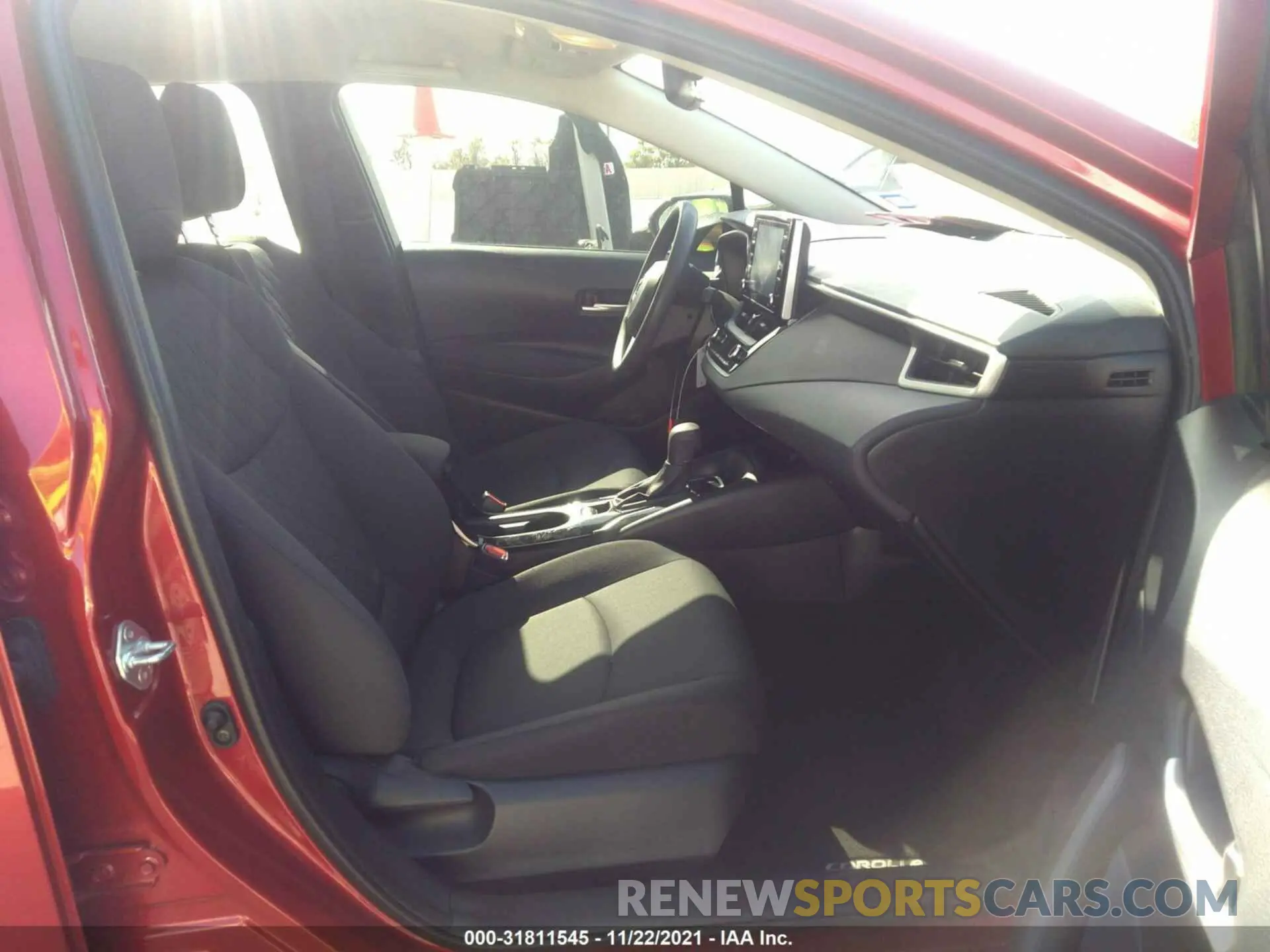 5 fotografías del automóvil dañado JTDEPRAE5LJ083441 TOYOTA COROLLA 2020
