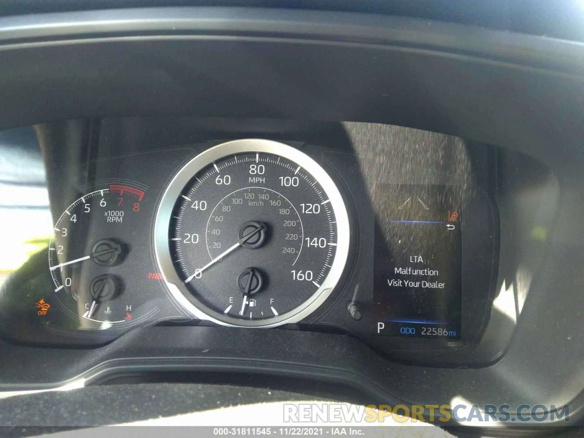7 fotografías del automóvil dañado JTDEPRAE5LJ083441 TOYOTA COROLLA 2020